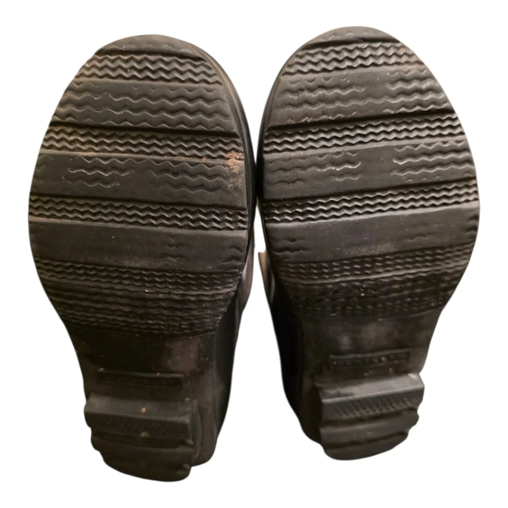 BURBERRY Holloway Buckle Rubber Rain Boots - US‎ 1.5Y (33)